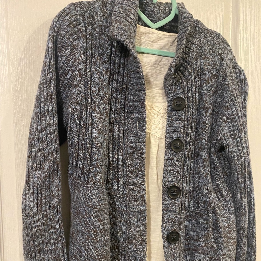 Cozy Knit Button-Up Cardigan nomadic traders